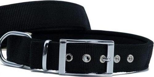 Elit Dokuma Köpek Boyun Tasması Large Siyah 3x47-55 Cm