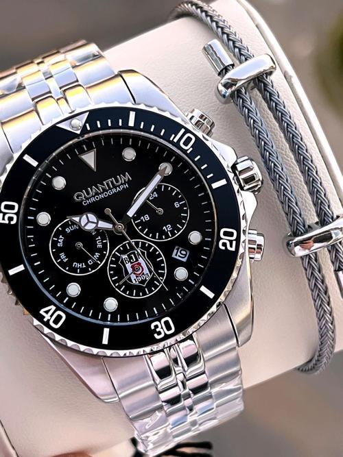 Beşiktaş Lisanslı İtalyan Tasarım Bileklik Hediyeli 10 Atm Taraftar Kol Saati EBJK1089.350