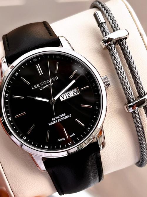 İtalyan Tasarım Bileklik Hediyeli 2 Yıl Garantili 5 Atm Erkek Kol Saati ELC.08235.331