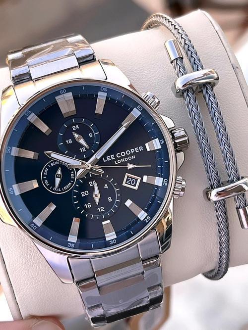 İtalyan Tasarım Bileklik Hediyeli 2 Yıl Garantili 5 Atm Erkek Kol Saati ELC.08327.370