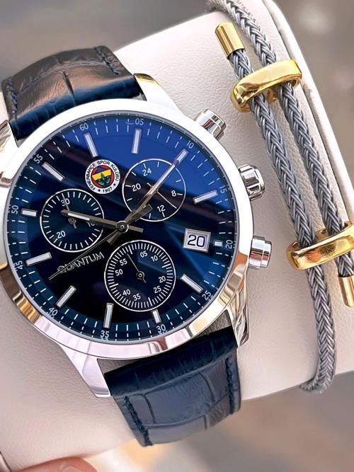 Fenerbahçe Lisanslı İtalyan Tasarım Bileklik Hediyeli 10 Atm Taraftar Kol Saati EFB1089.399