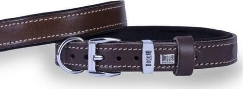 Konfor Deri Köpek Boyun Tasması Small Kahverengi 2x30-35 Cm