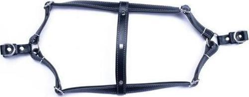 Konfor Deri Ronin Köpek Göğüs Tasması Xsmall Siyah 1.5x35 40 Cm
