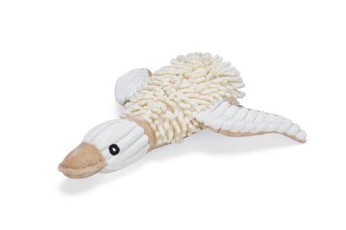 Köpek Oyuncağı, Ördek, Peluş, Beyaz, 33x33x9cm
