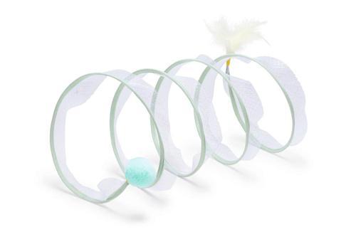 Yavru Kedi Tüneli, Spiral Şeklinde, 60x25x25cm