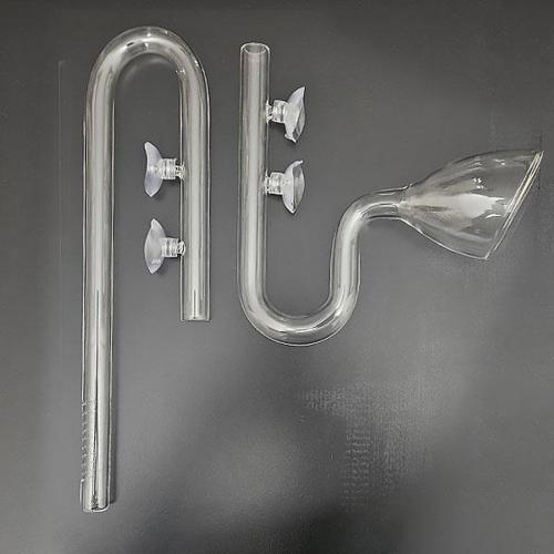 Cam Aparat Düz Emiş + Çan Ağız Veriş 17 mm