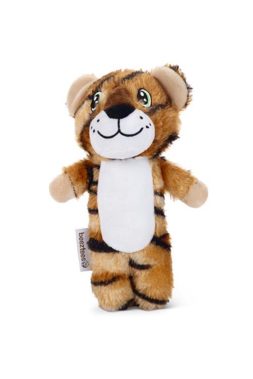 Köpek Oyuncağı, Sesli, Kaplan, Peluş, Kahverengi, 23x10x4cm