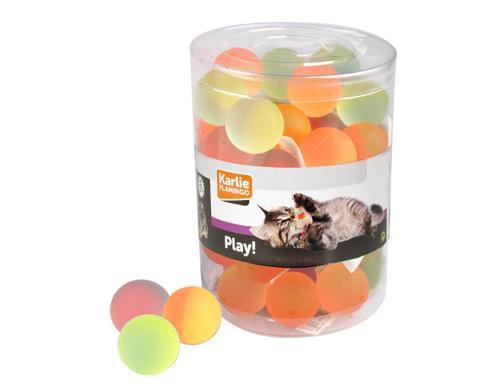 Karlıe Zıplayan Top 3.5cm Karışık Renkli 60lı