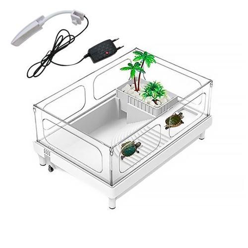 Plastik Kaplumbağa Bahçesi Lambalı 38x27x18