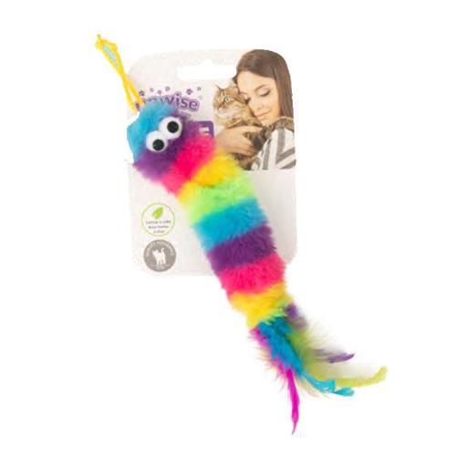 Örgü Kedi Oyuncağı Gökkuşağı Kurtçuk
