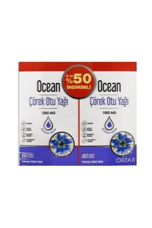 Ocean Çörek Otu Yağı 60 Kapsül 2 Adet