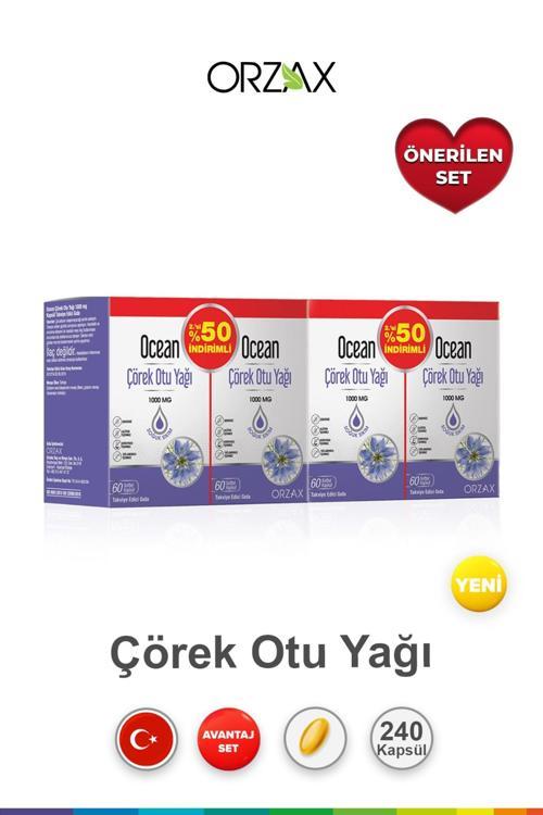 Çörek Otu Yağı 60 Kapsül 4 Adet