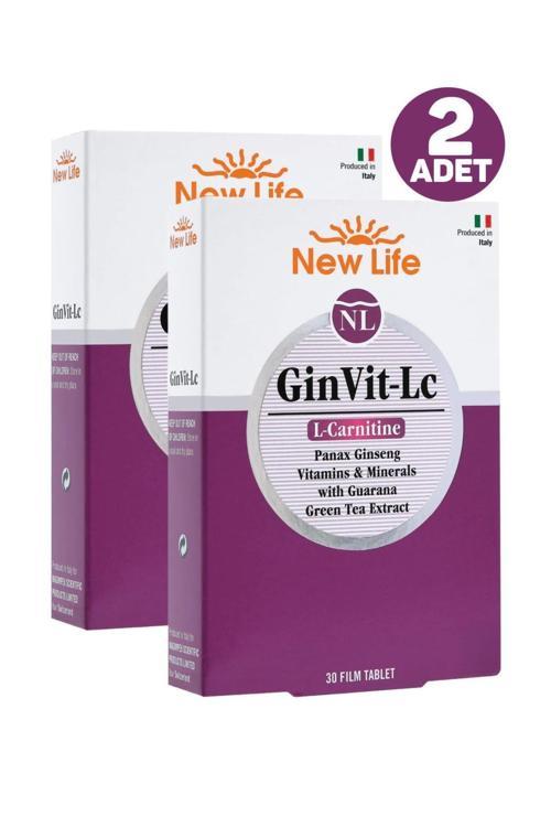 GinVit-Lc L- Carnitine 30 Film Tablet 2 Adet