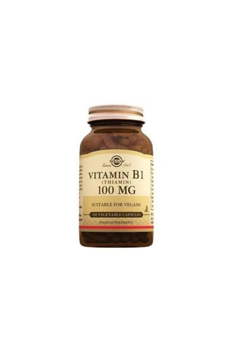Vitamin B1 Thiamin 100 mg 100 Vegetable Kapsül