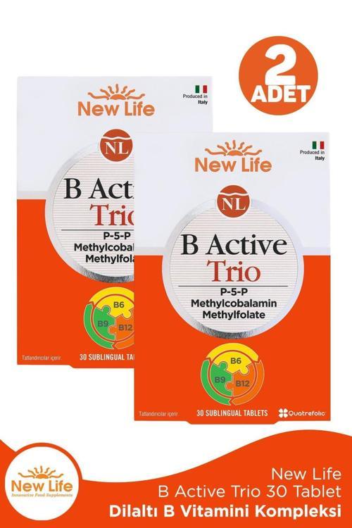 B Active Trio Dil Altı 30 Tablet 2 Adet