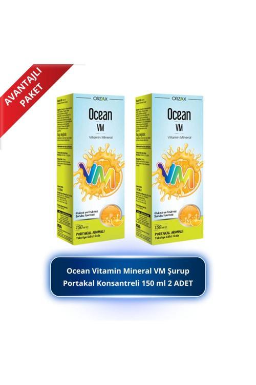 Ocean Vm Portakal Aromalı Şurup 150 ml 2 Adet