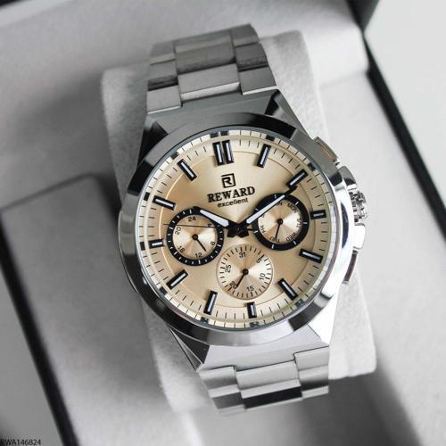 RWA146824 Krem Kadran Çelik Erkek Kol Saati