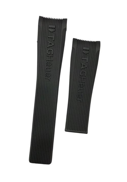 Tag Heuer SLS Mercedes Uyumlu Siyah Silikon Saat Kordonu Kayışı 24x20mm