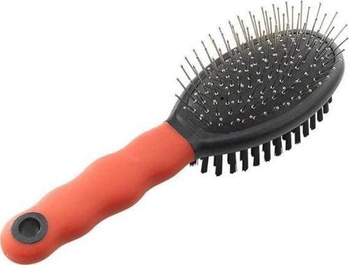 GRO 5926 Çift Taraflı Köpek ve Kedi Tüy Tarama Fırçası 19.5x5.5x5.5 Cm