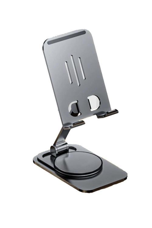 360° Dönebilen Masaüstü Metal Telefon Standı VVE1049