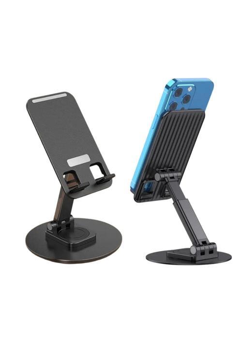 Metal 360° Dönebilen Katlanır Telefon Ve Tablet Standı VVE1039