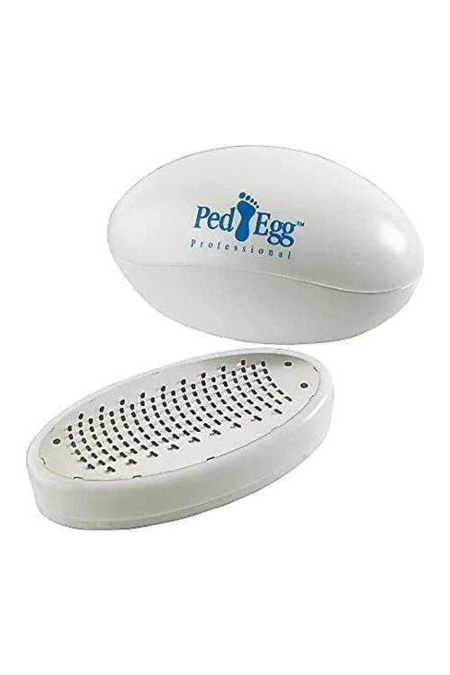 Ped Egg Pratik Kolay Ayak Bakım Törpüsü Topuk Rendesi Bakım Aleti Beyaz VVHM0007