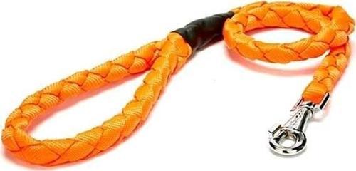 Örgülü Dokuma Köpek Gezdirme Tasması Medium Turuncu 2x100 Cm