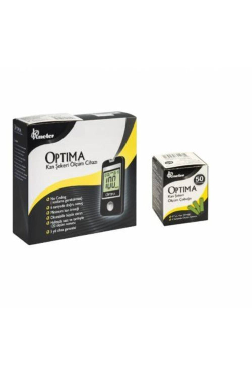 Optıma Şeker Ölçüm Cihazı+strip Kampanyalı