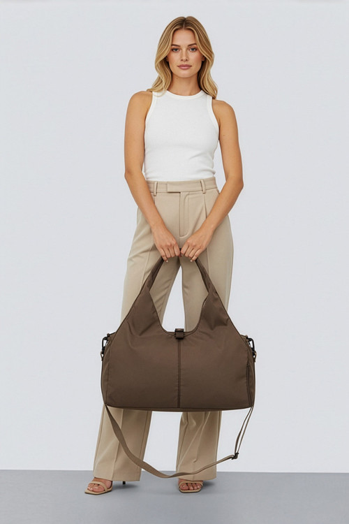 Barcelona Çok Amaçlı Kullanıma Uygun Çapraz Kullanılabilen El ve Omuz Çantası