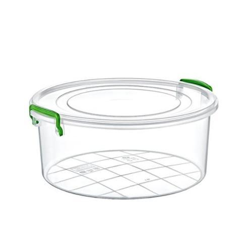 Büro Ev Ofis Mutfağı için 4LT Yuvarlak Saklama Kutusu