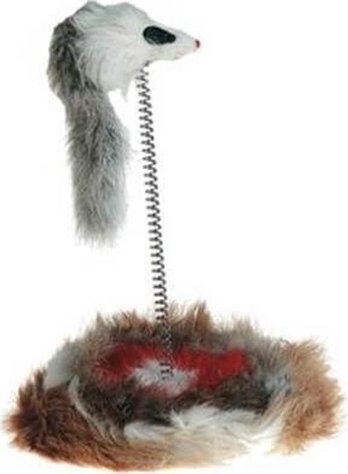 Yaylı Fare Peluş Kedi Oyuncağı 14-26 Cm