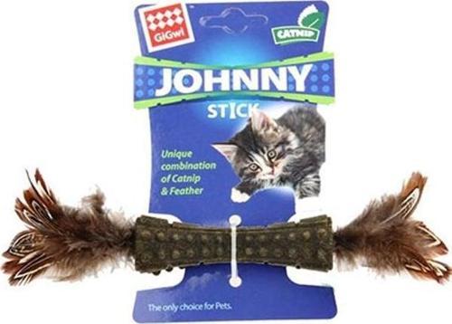 Johnny Stick Doğal Çift Taraflı Tüylü Kedi Oyuncağı