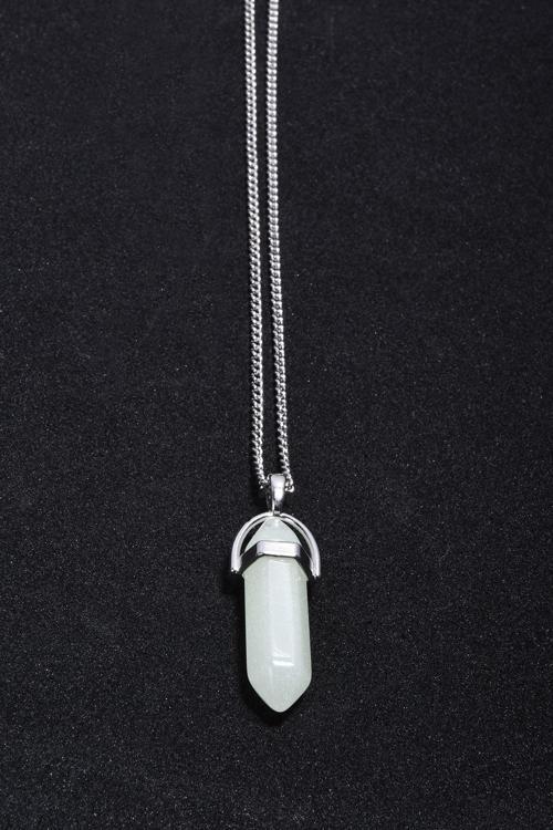 Doğal Fosforlu Doğaltaş Çivi Kolye Tky0021