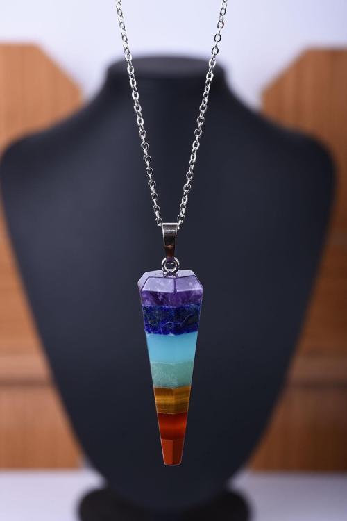 Çakra Doğal Taş Pandül Kolye Tky0046