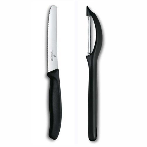 Domates Soyacağı - 11 CM Tırtıklı Sebze Meyve Bıçağı