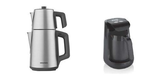 İnox Çay Makinesi ve Schafer Türk Kahve Makinesi