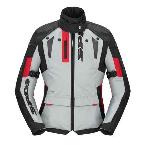 Spıdı Crossmaster Lady H2Out Motosiklet Montu Gri Kırmızı