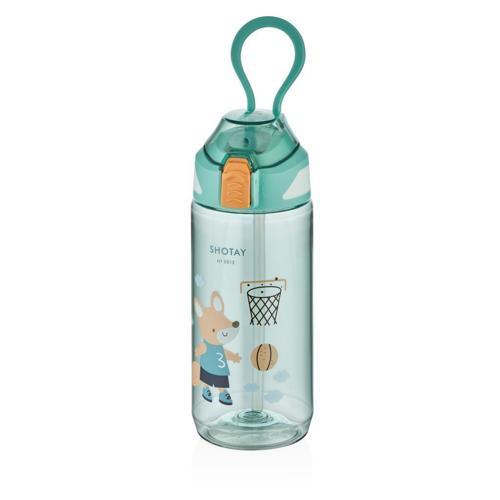 Çocuk Su Matarası Tritan Yeşil 570Ml