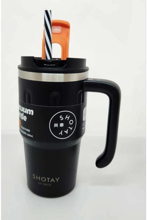 Termos Bardak Seyahat ve Outdoor 650Ml Siyah