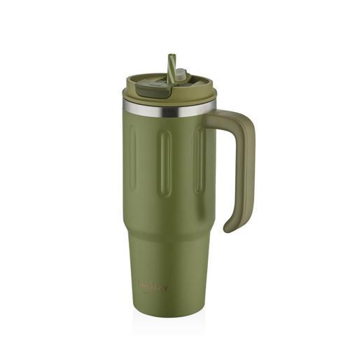 Travel Çelik Termos Mug 900Ml Yeşil