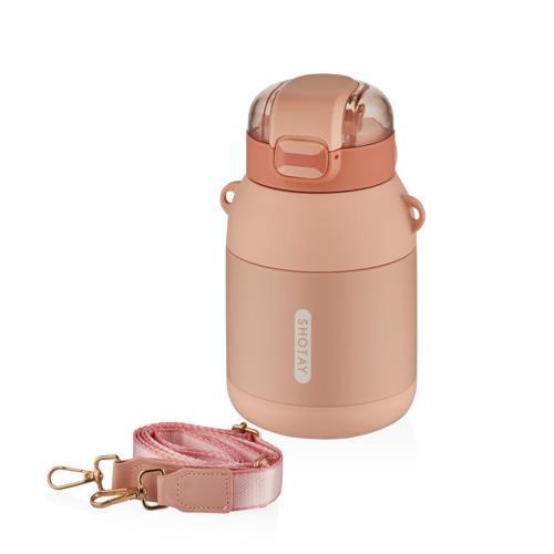 Dome Çelik Termos Matara 800Ml Pembe