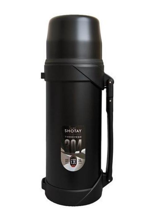 Çelik Termos 1200Ml Siyah