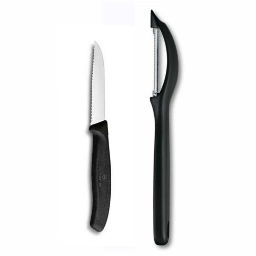 Domates Soyacağı - 8 CM Sivri Uçlu Tırtıklı Sebze Meyve Bıçağı