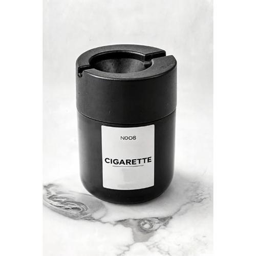 Büro Ev Ofis Dekoru için Siyah Cam Küllük