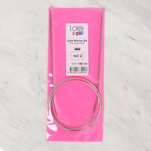 Büro Ev Ofis Hobi Dikiş Atölyesi için 2MMx100CM Çelik Misinalı Şiş