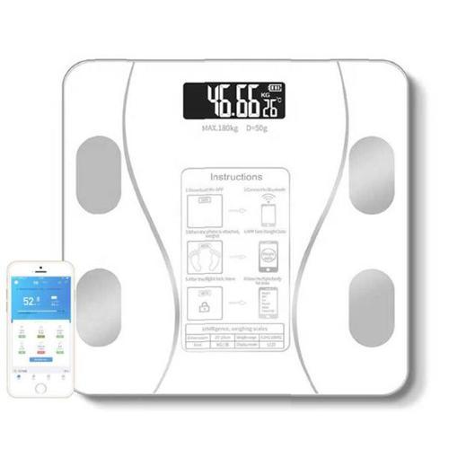 Büro Ev Ofis için Beyaz Bluetooth Özellikli Akıllı Tartı