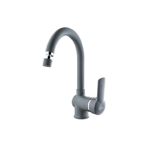 Vista Grey Kuğu Lavabo Bataryası Antrasit Gri 1024Ag