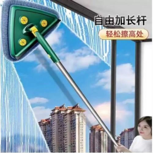 Büro Ev Ofis Yazlık Hijyeni için 150CM 2BEZ Çekçekli Islak Mendil Takılır Mop