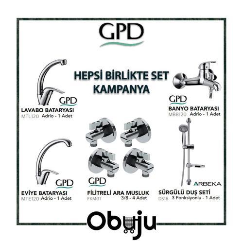 Adrio Armatür Seti 8 Parça