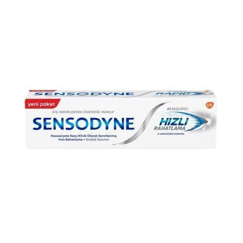 Sensodyne Beyazlatıcı Hızlı Rahatlatma Diş Macunu 75ml